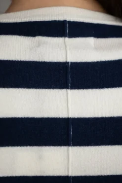 Genser - Toulon Sweater Artic Navy Stripe