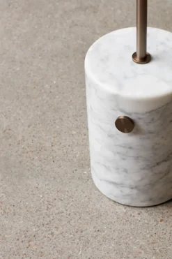 Gulvlampe - JWDA White Marble/Bronzed Brass