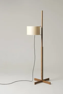 Gulvlampe - TMM Natural Oak White Parchment