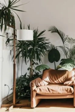 Gulvlampe - TMM Natural Oak White Parchment