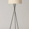 Gulvlampe - Tripode G5 Black/Natural