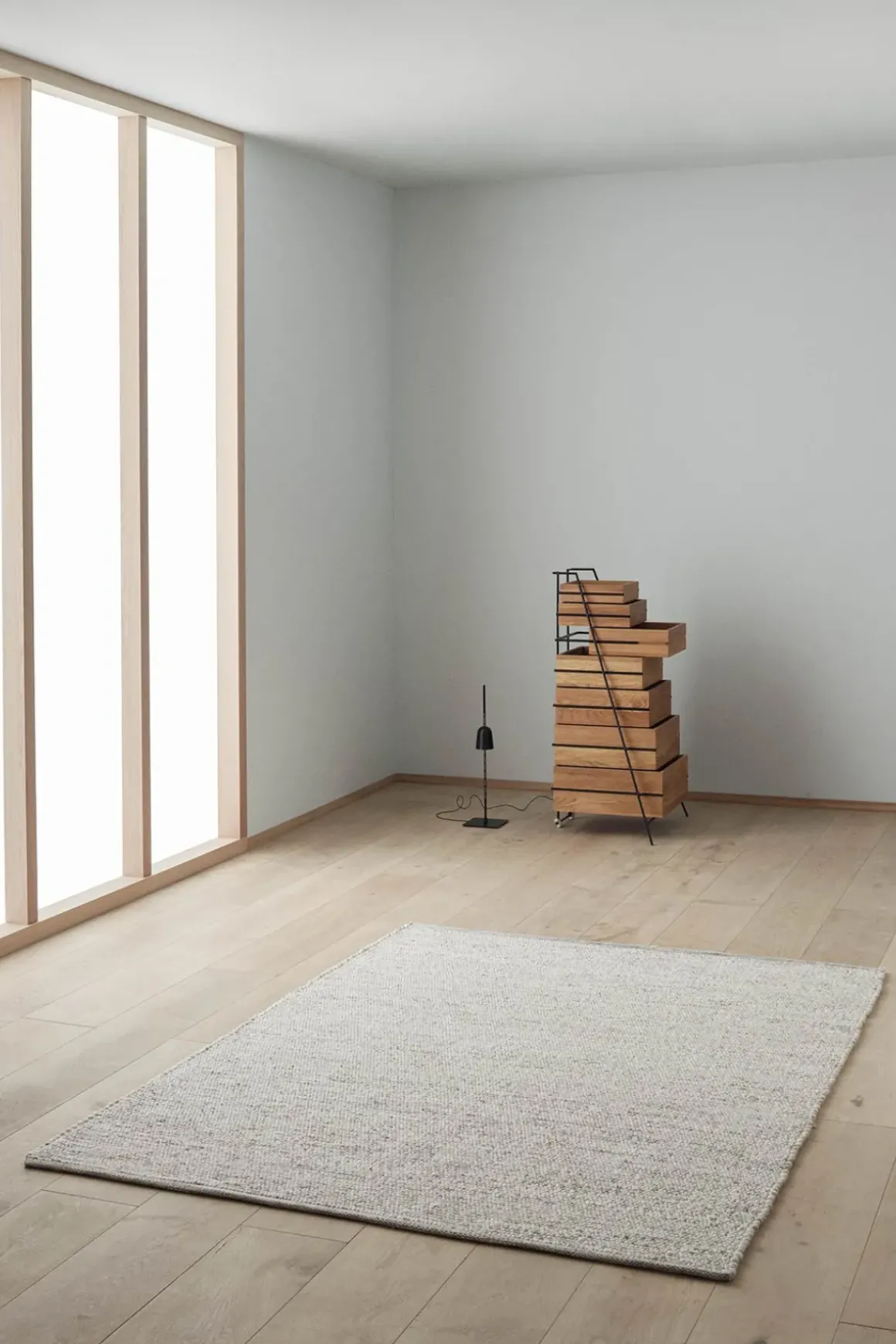 Gulvteppe - Agner Light Grey