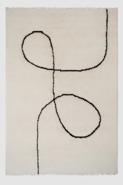 Gulvteppe - Astral Spiral Black