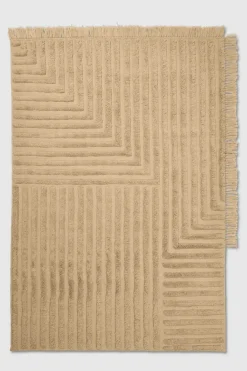 Gulvteppe - Crease 160x250cm Light Sand