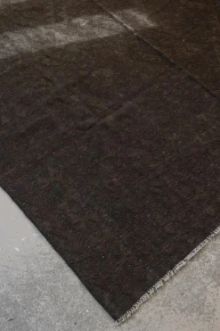 Gulvteppe - Kelim No.35 287x205cm Dark Grey/Brown/Black