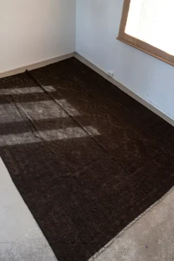 Gulvteppe - Kelim No.35 287x205cm Dark Grey/Brown/Black