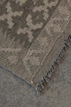 Gulvteppe - Kelim 170x240cm Light Grey