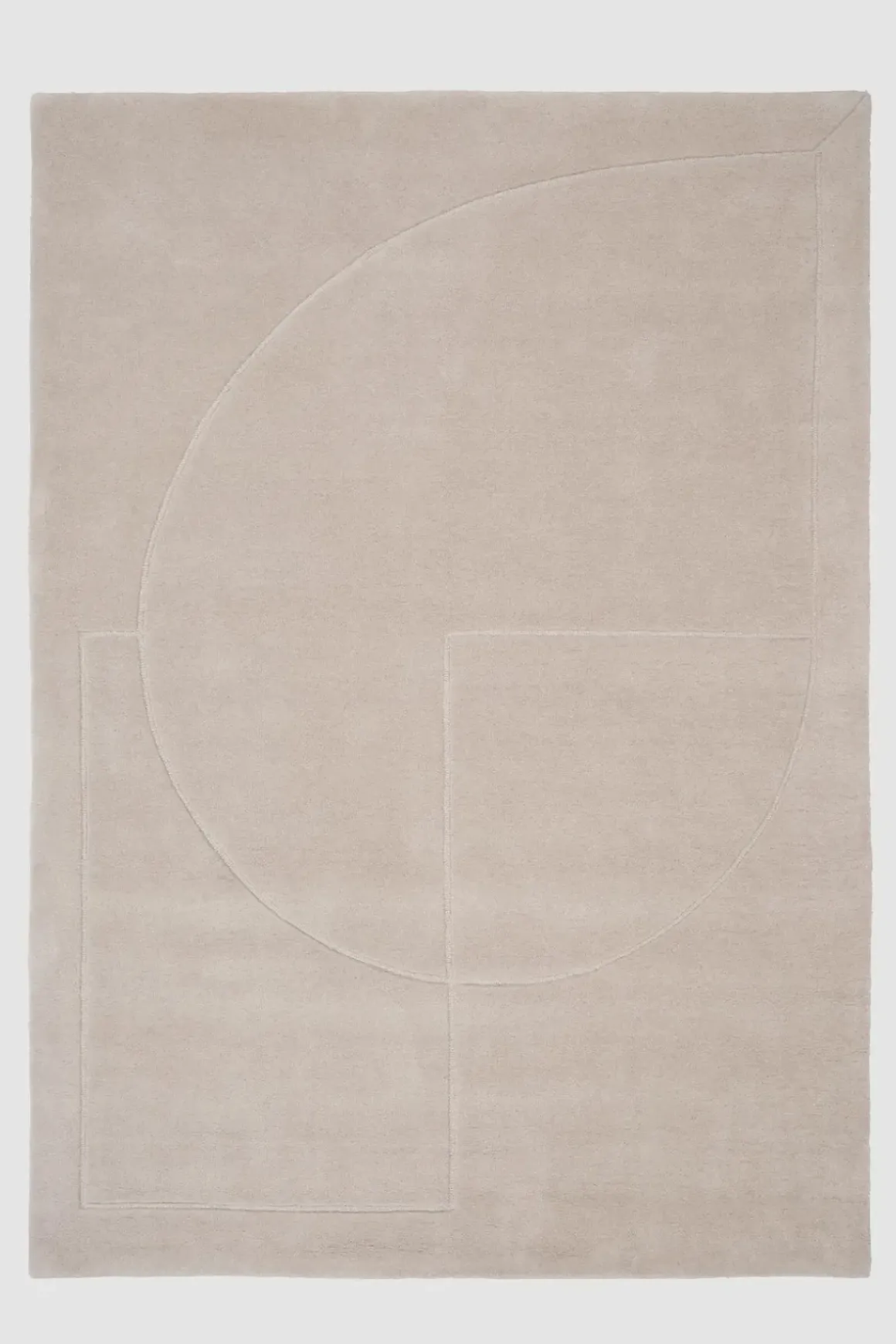 Gulvteppe - Lineal Poem Beige