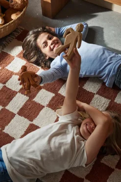 Gulvteppe - Mara Washable Rug Rust/Warm Sand 90x150cm