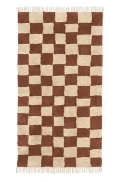 Gulvteppe - Mara Washable Rug Rust/Warm Sand 90x150cm