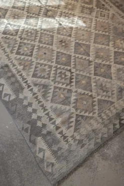 Gulvteppe - Natural Kelim 200x300 Light Grey