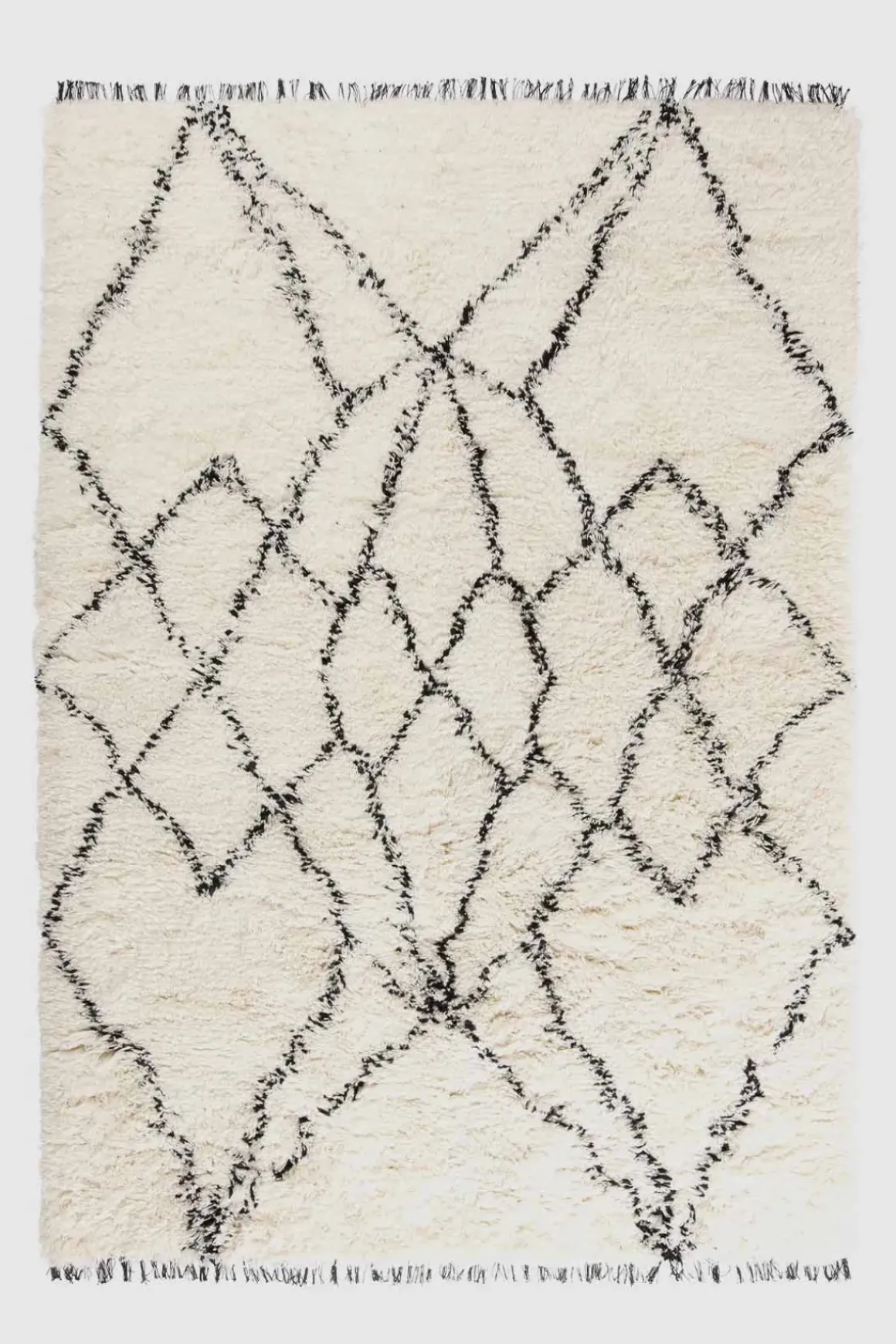 Gulvteppe - Ruffle Black