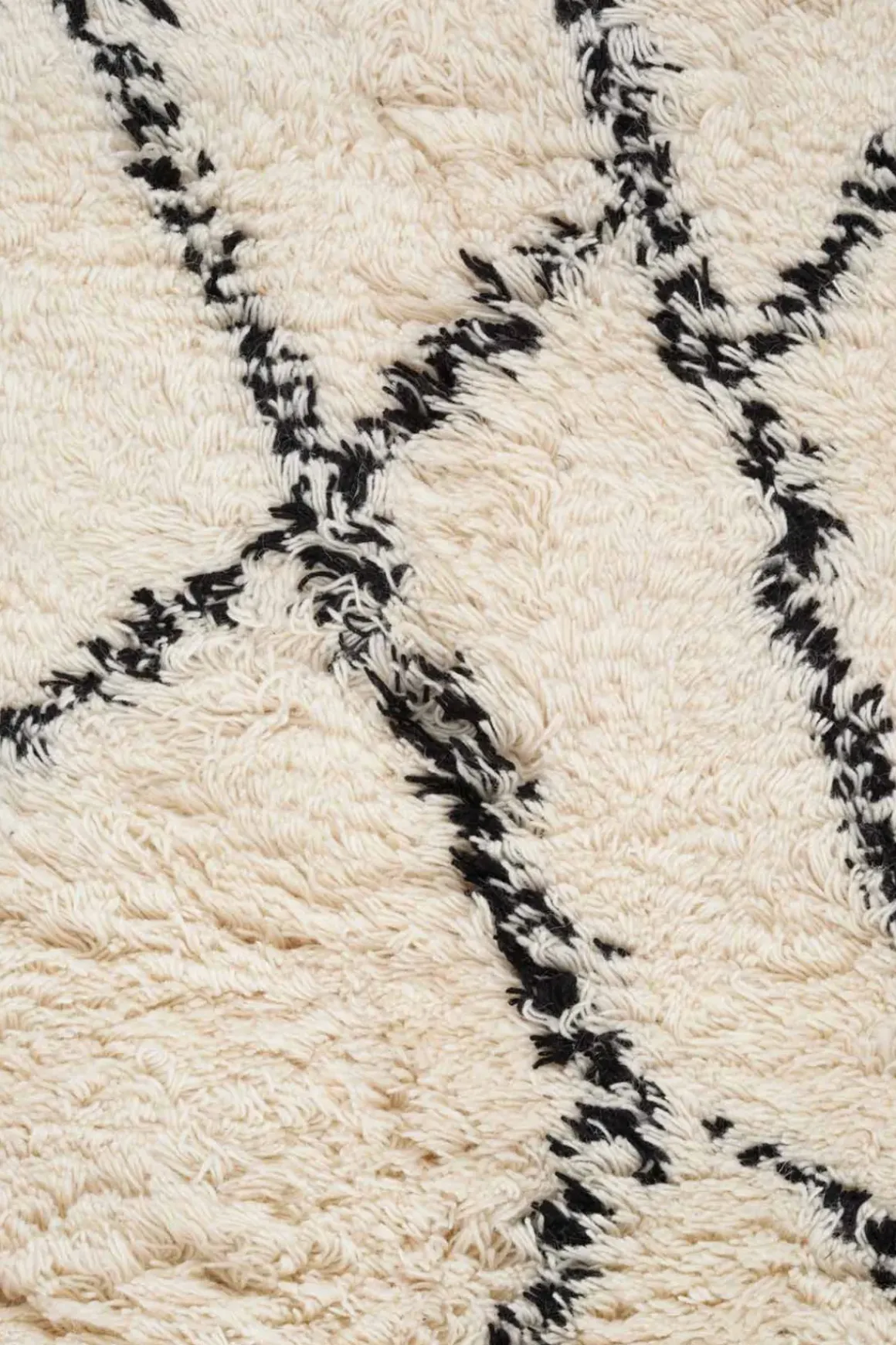 Gulvteppe - Ruffle Black