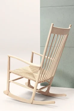 Gyngestol - J16 Natur Papirgarn / Såpet Eik