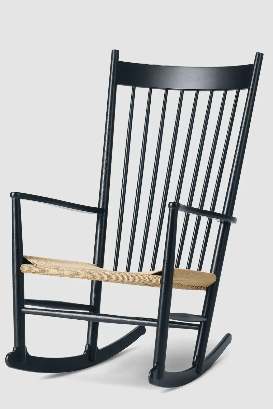 Gyngestol - J16 Natur Papirgarn / Sortlakkert