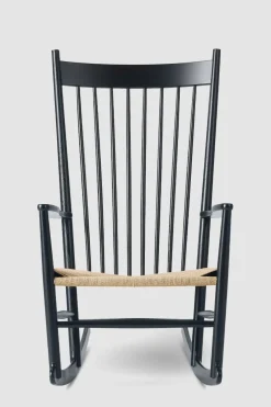 Gyngestol - J16 Natur Papirgarn / Sortlakkert