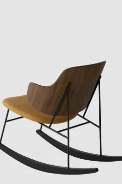 Gyngestol - The Penguin Rocking Chair Dakar 250, Black Steel, Walnut