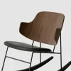 Gyngestol - The Penguin Rocking Chair Dakar 842, Black Steel, Walnut