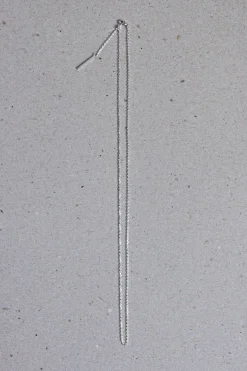 Halskjede - Fasettert Anker Silver 50-55 cm