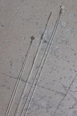 Halskjede - Fasettert Anker Silver 50-55 cm