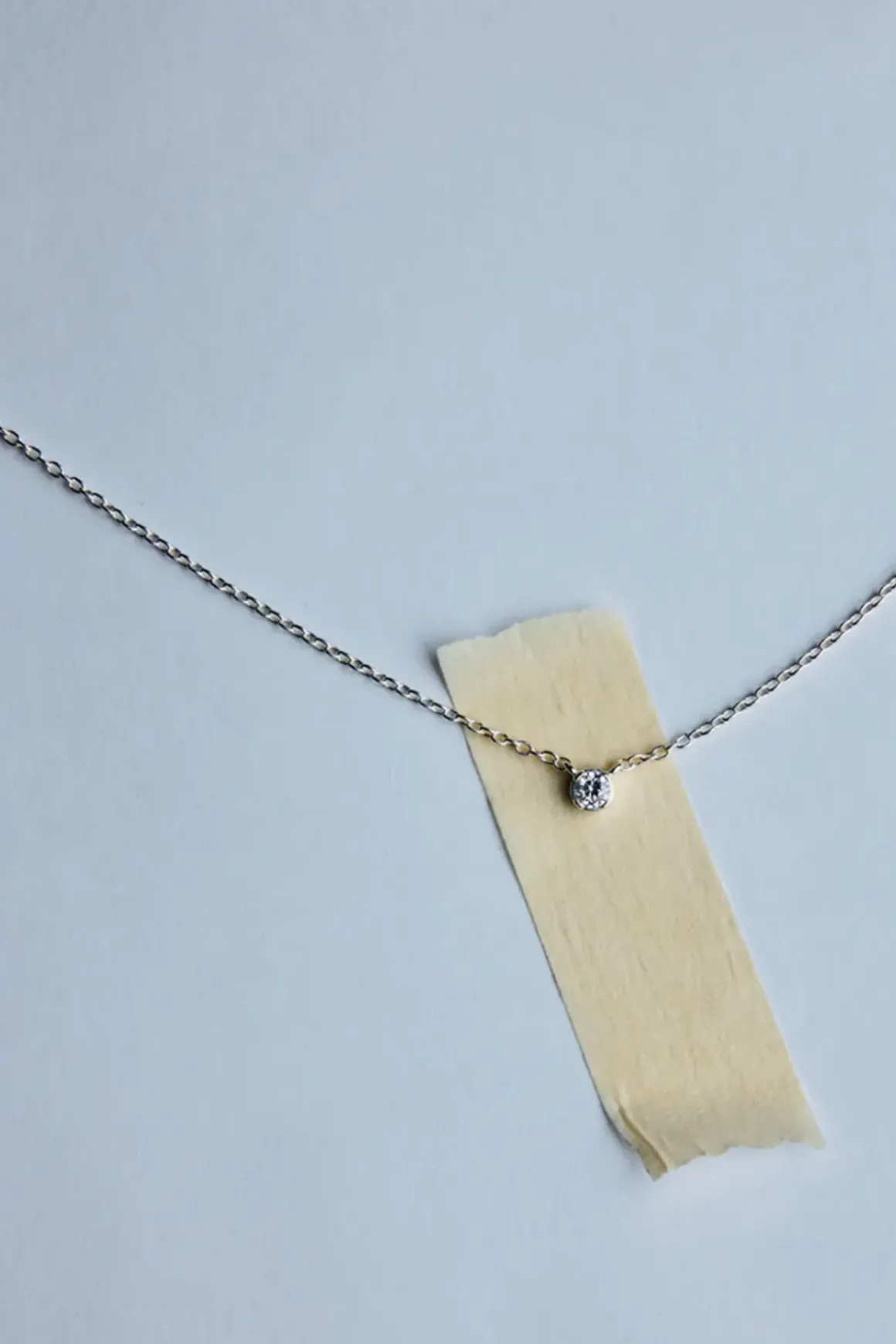 Halskjede - Oda Floating Silver