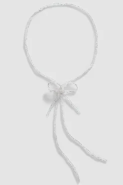 Halskjede - Pearl Bow Tie