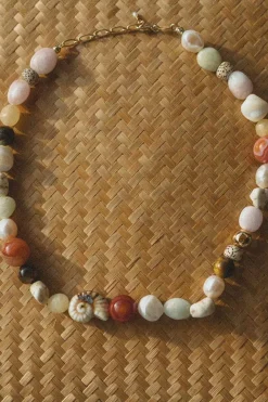 Halskjede - Seaside Caramel Cream