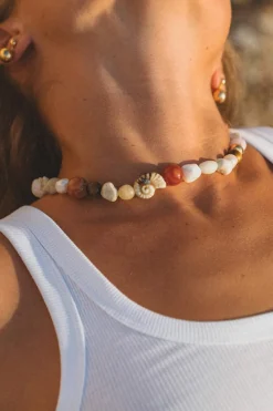 Halskjede - Seaside Caramel Cream