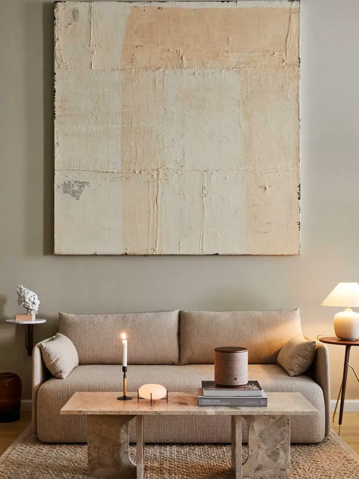 Hylle - Corbel Dark Stained Oak Carrara Marble