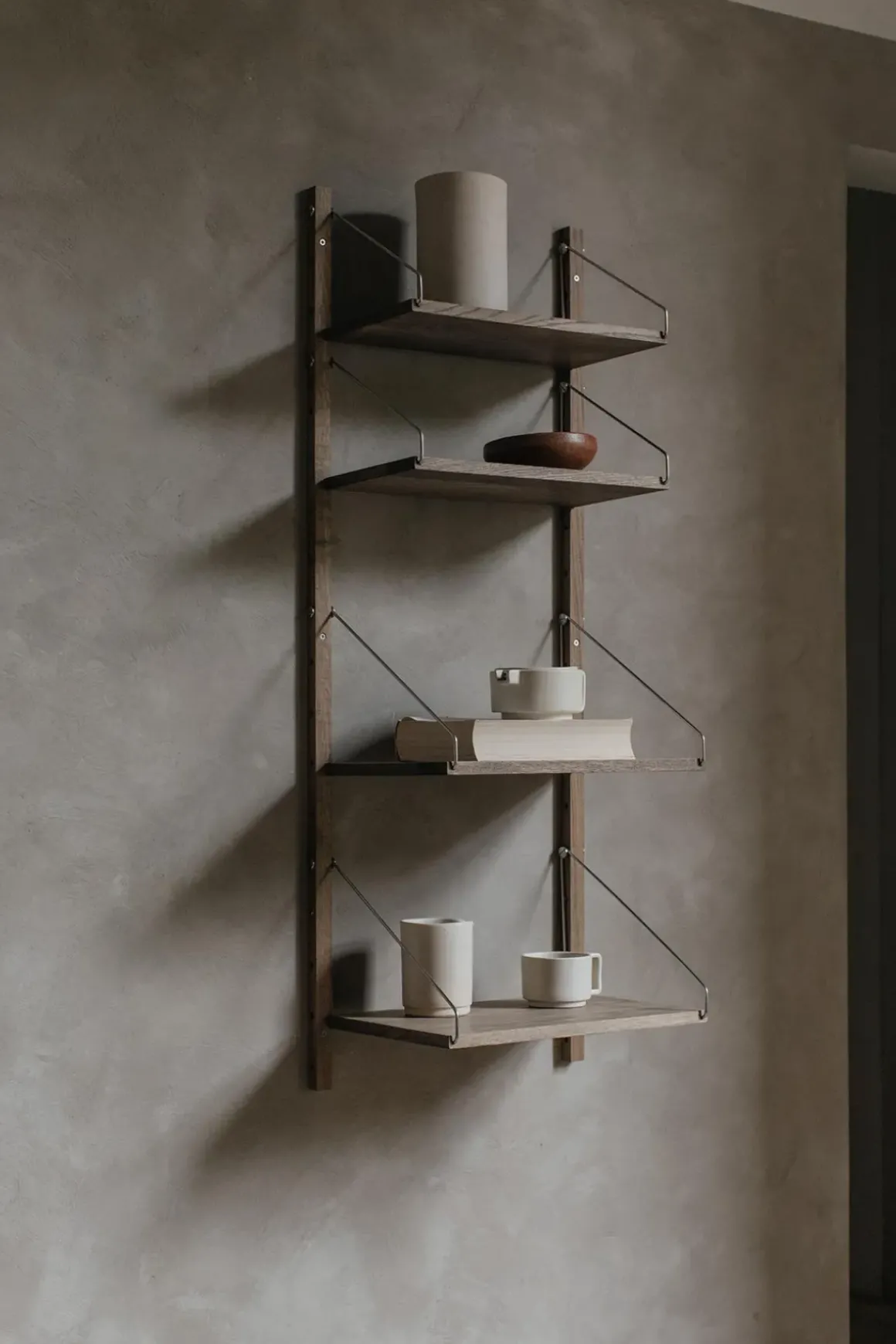 Hylle - Library Dark Oak Add-On H1852 W40