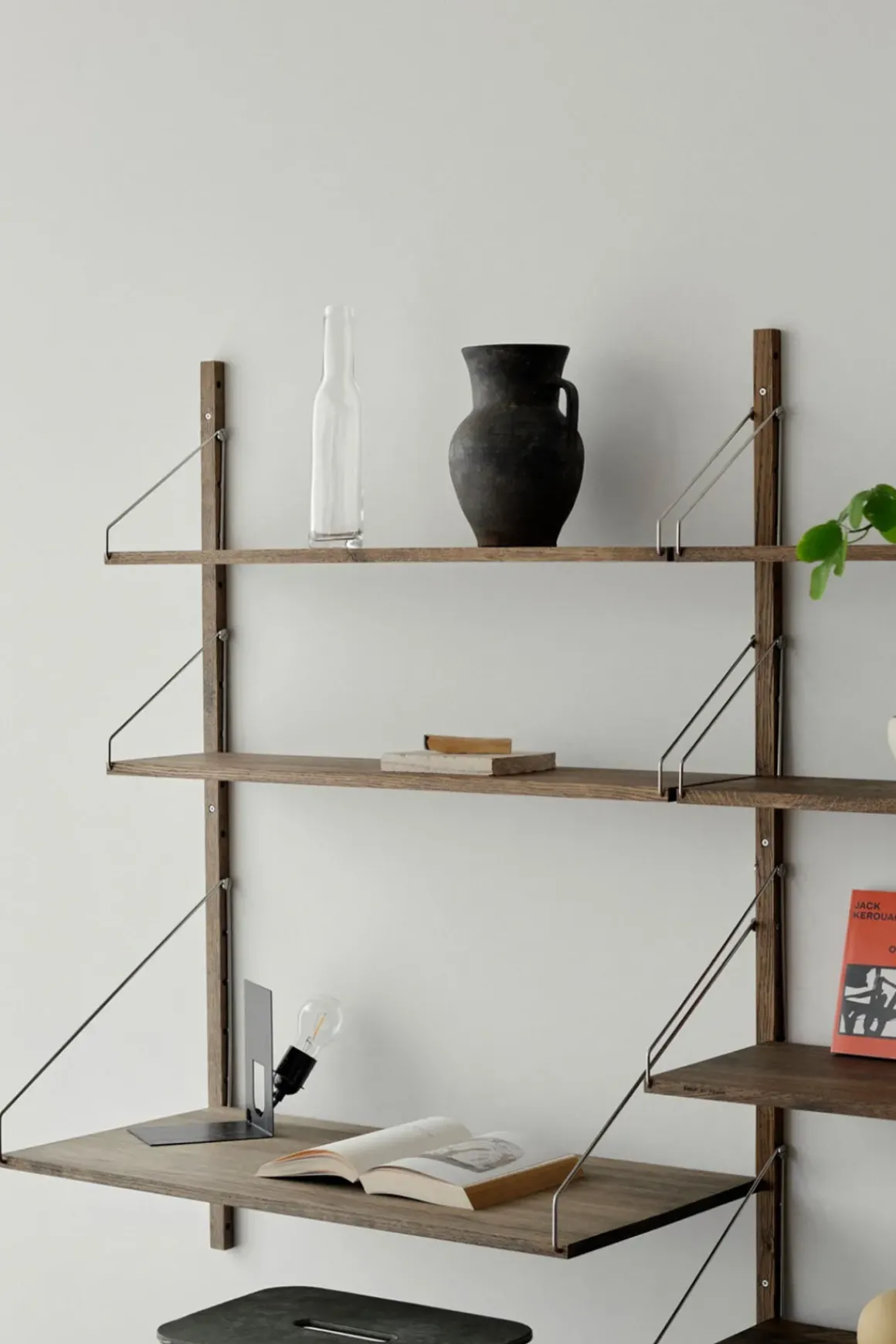 Hylle - Library Dark Oak Desk Section H1148