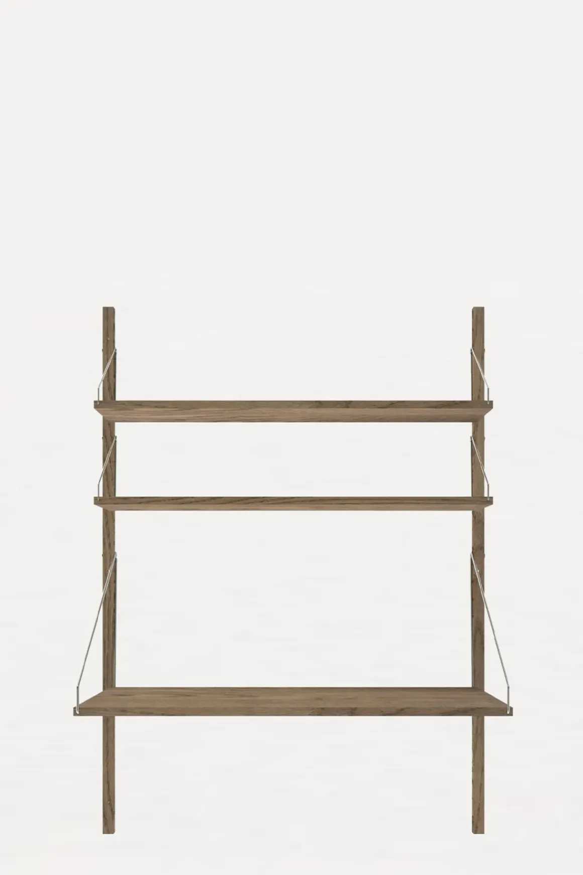 Hylle - Library Dark Oak Desk Section H1148