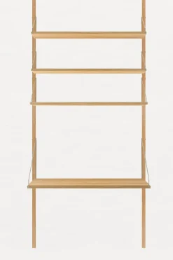 Hylle - Library Natural Oak Desk Section H1852