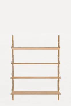 Hylle - Library Natural Oak Single set H1148 W80