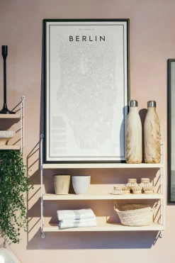 Hylle - Pocket 60x15xh50 Ask/Hvit