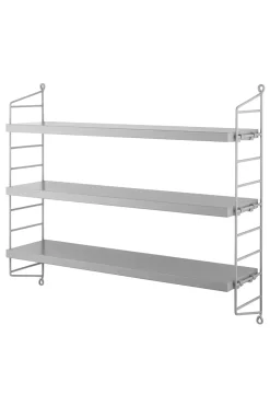 Hylle - Pocket 60x15xh50 Grå