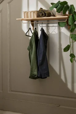 Hylle - Sector Rack Shelf Oak/Brass