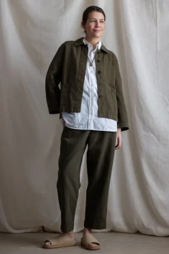 Jakke - Cotton Linen Herringbone