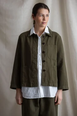 Jakke - Cotton Linen Herringbone