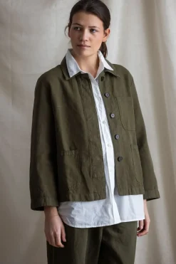 Jakke - Cotton Linen Herringbone