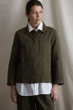 Jakke - Cotton Linen Herringbone