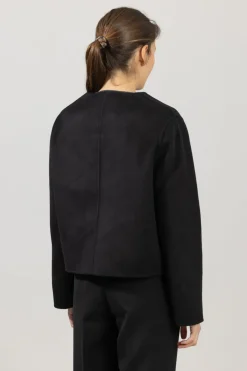 Jakke - Monaco Double Jacket Jet Black