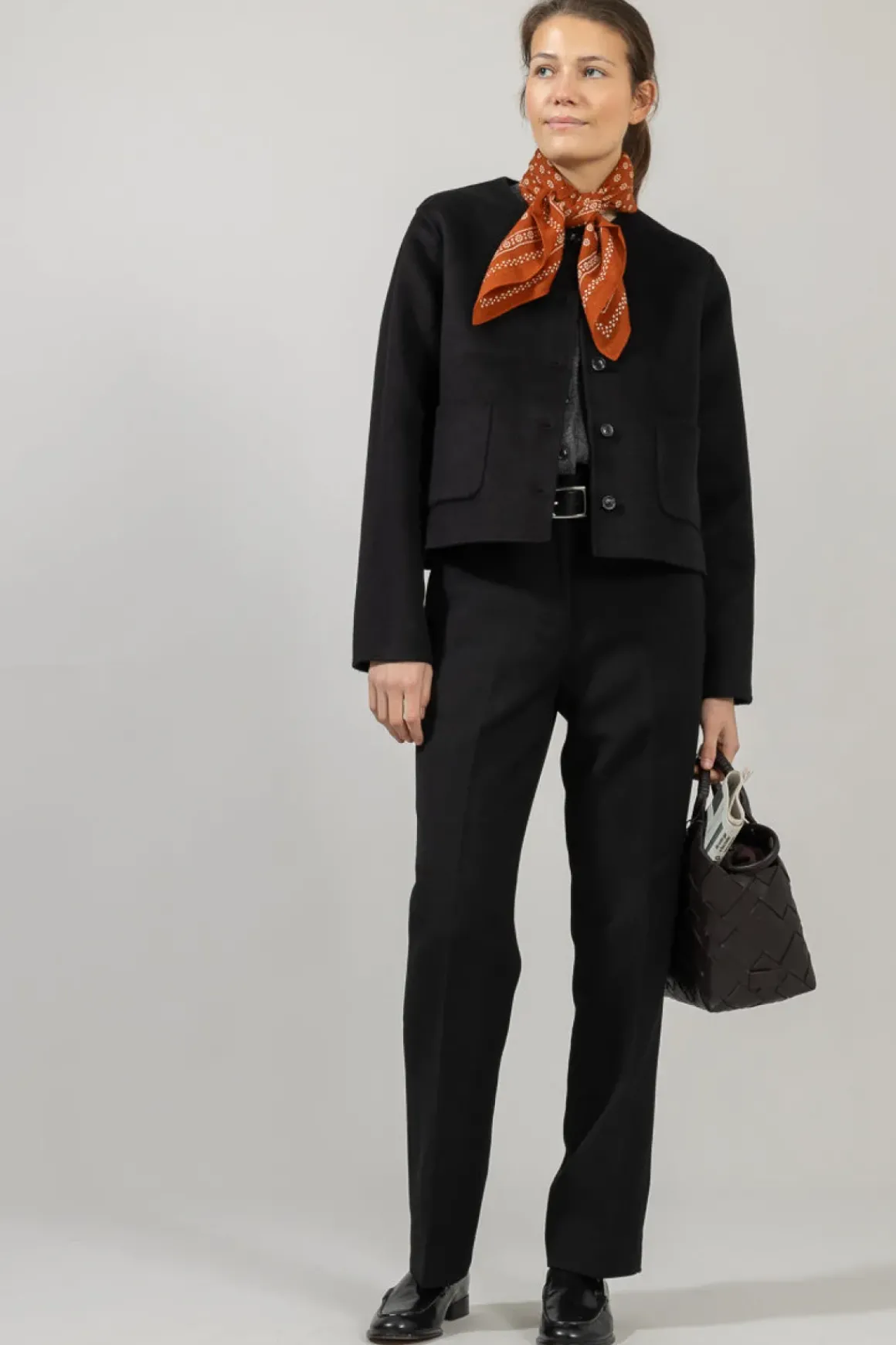 Jakke - Monaco Double Jacket Jet Black