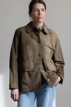 Jakke - Suede Oversized
