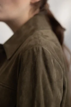 Jakke - Suede Oversized