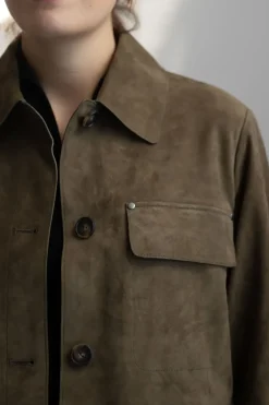 Jakke - Suede Oversized