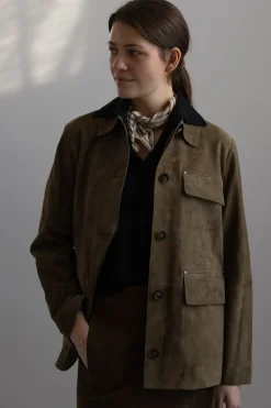 Jakke - Suede Oversized