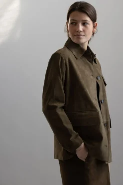 Jakke - Suede Oversized