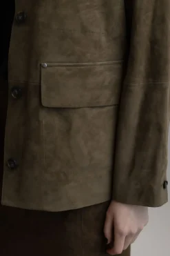 Jakke - Suede Oversized