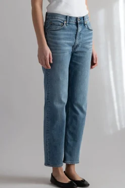 Jeans - Harlow Mid- Rise Ankle Straight
